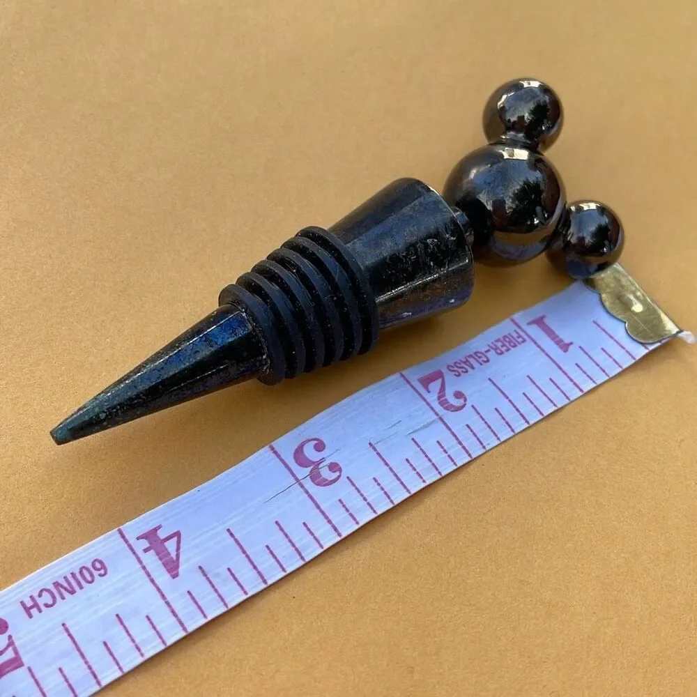 Walt Disney Mickey Mouse head wine bottle stopper